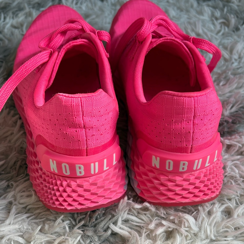 EUC NOBULL Women's Pink Ripstop Sneakers